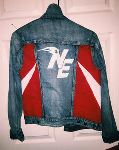 Hand Painted Denim Jacket - N/E Logo